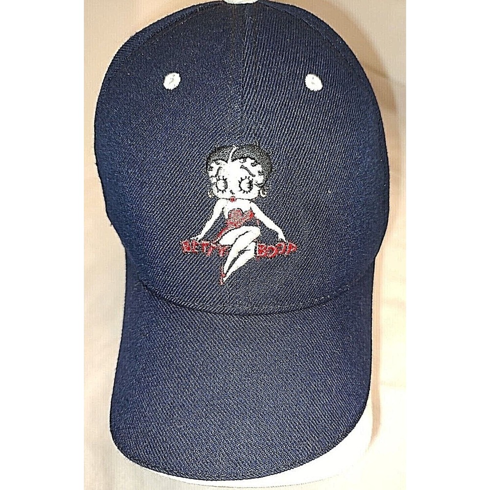 Betty Boop Players Baseball Hat Fleischer studio inc. hook & loop closure